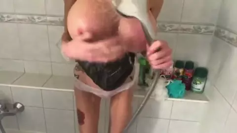 Amateur Huge Boobs Blonde Playing with Her Pussy