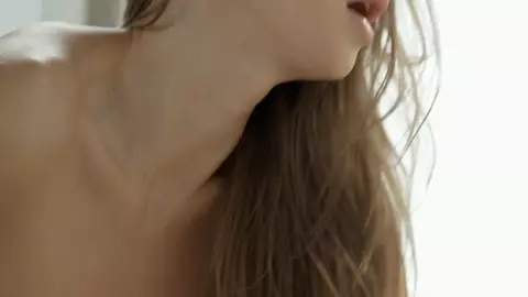 High-heeled Playing with Dildo