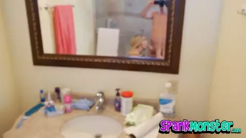 Ample Tits Blonde Teen Emma Hix On Her Knees & Dick in Mouth