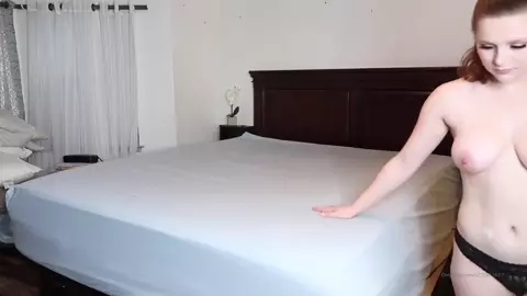 Kendra Young Nude Topless in Bedroom