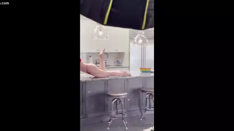 Alinity Nude Behind The Scenes Ass Tease
