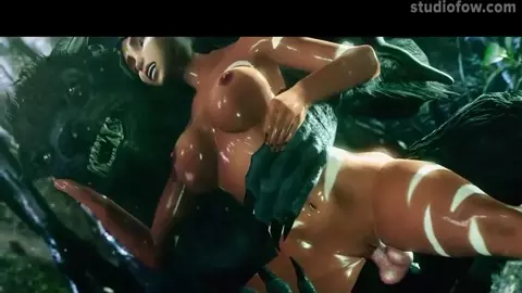 Nidalee Fucked by a Werewolf - Studiofow