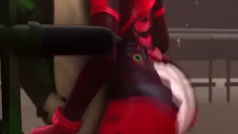 Overwatch D.Va Fucks Tracer - BlackjrXIII