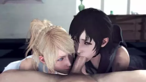 Luna and Iris Cock Sharing - LazyProcrastinator