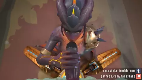 Symmetra Sucks a Demon Cock - Raxastak
