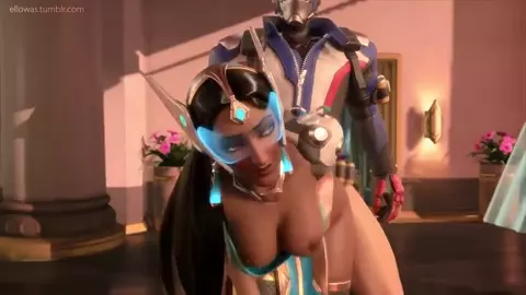 Soldier 76 Fucks Symmetra - Ellowas