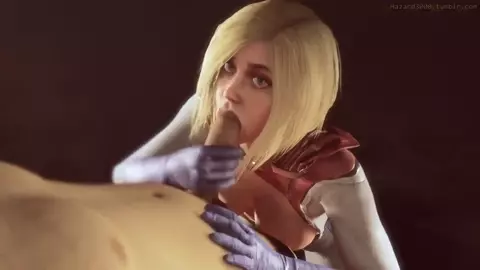 Injustice 2 - Power Girl Blowjob - Hazard3000