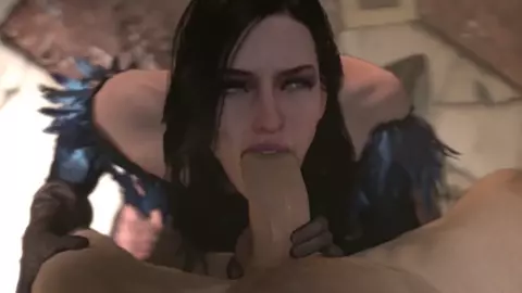 Yennefer Sucks a Big Cock - Spoks