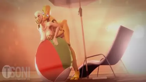 Chica x Triska Futanari (loop) - Tsoni