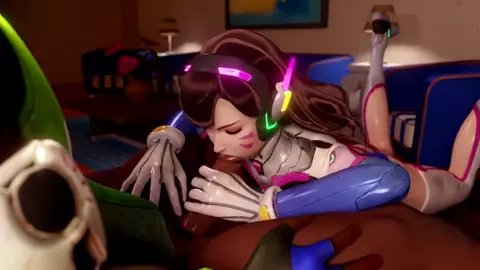 D.Va Deepthroats Lucio Cock - Meltrib
