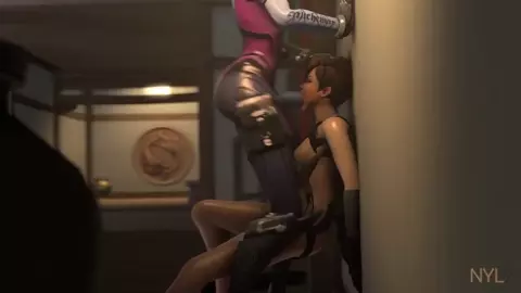 Widowmaker Facefucks Tracer - Nyl2