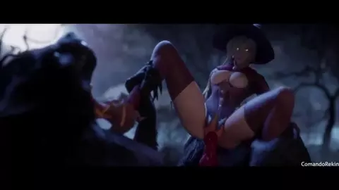 Witch Mercy and the Werewolf - Rekin3d