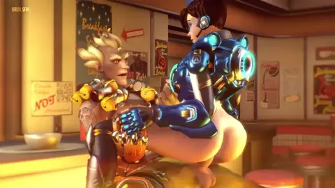 Junkrat Fucks Tracer - Bruh-sfm