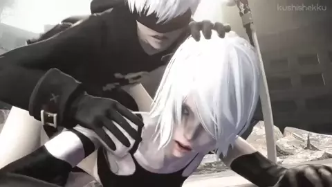 9S Fucks Yorha A2 - Kushishekku