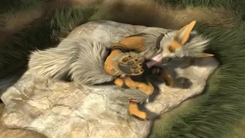 Arcanine performing self fellatio - unknown