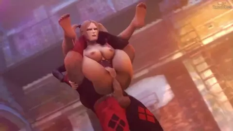 Thug Fucks Harley Quinn in the Ass - Darktronick