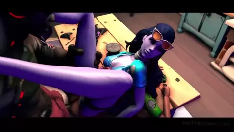 Doomfist Fucks Sombra and Widowmaker - Stealthclobber