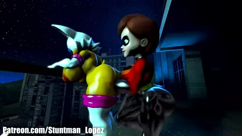 Rouge getting Fisted - Stuntman Shocking Lopez