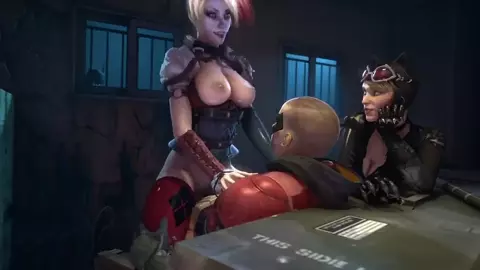 Harley Quinn Fucks a Robin - Batesz
