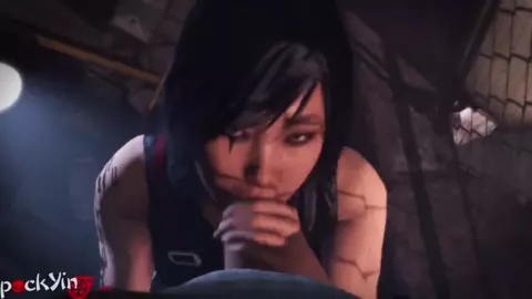 Mirror's Edge Faith Connors Blowjob - Pockyinsfm