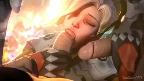 Overwatch Mercy Double Cock - Tsarchasmsfm