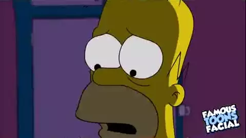 Homer and Marge fucking in the Night - FamousToonsFacial