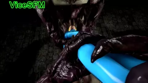 Samus Gang Banged by Huge Monsters - ViceSFM