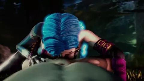 Jinx Deepthroat Blowjob - Kawaii Detective Enthusiast