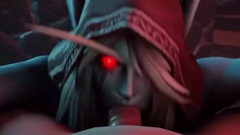Sylvanas Blowing off some steam - Secazz