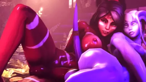 Nidalee pounding - BlackjrXIII
