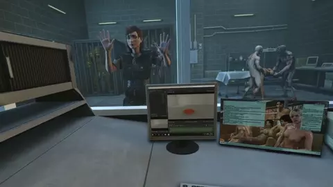 Ashley and Fenshep Trapped in a Lab - Rrostek