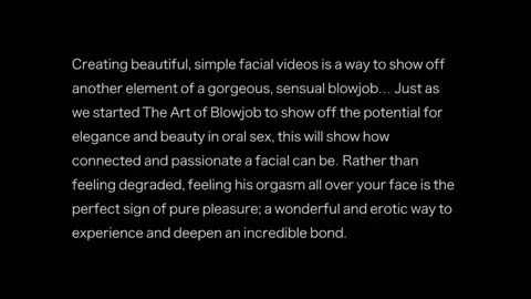 Nature Art Of Blowjob