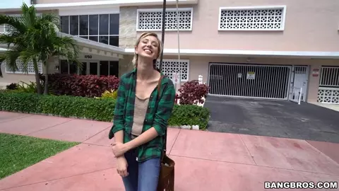 Short-haired Blonde In Bangbus