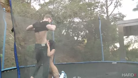 Jumping Not Only On The Trampoline
