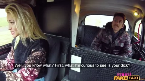 Special Driver In A Czech Taxi