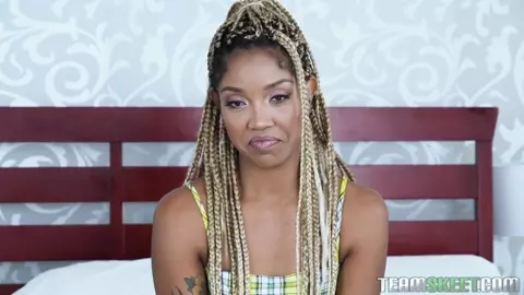 Spunky Dreadlocked Black Girl Gets Casted For Porn