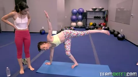 Yoga And Pussy Stretching