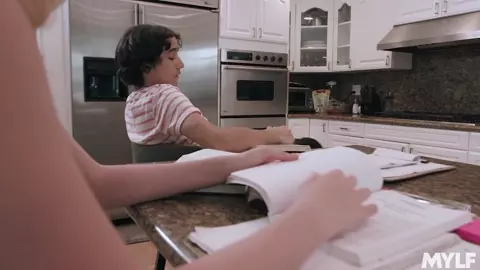 Schoolboy Gets Fully Banged By A Hot Housewife