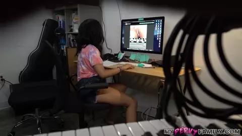 Caught My Little Stepsister Watching Porn