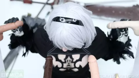 Lana Rain - 2B Uses Her Body To Rescue