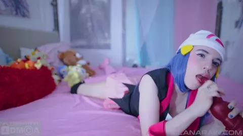 Lana Rain - Dawn From Pokemon Gets Bred By Arcanine