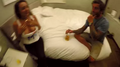 Mariah Leonne - STRANGER threesome. Rim and Double facial