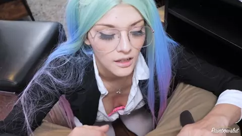 Rainbowslut - Broke Schoolgirl Pays With Sex​