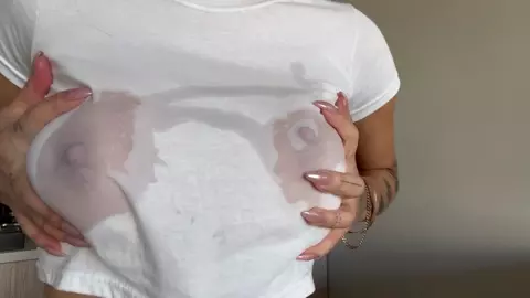 Asa Akira - Oily Titty JOI