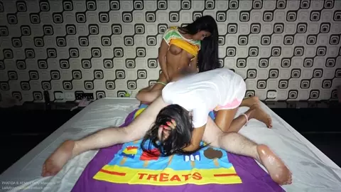 LadyboysFuckedBareback Aemy, Phatida / Amazing 3 Way 2x Creampie Massage