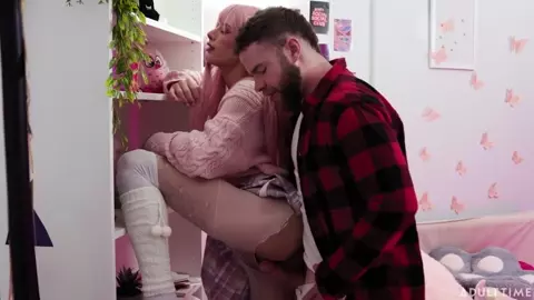 AdultTime Cyrus Stark / Femboy Cutie Looks Even Cuter Riding Cock