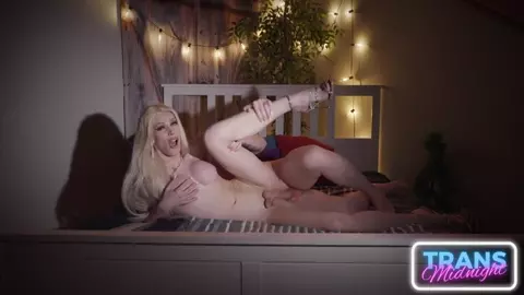 TransMidnight Trans Blonde Bombshell Eris Jolie Loves Big Cock