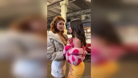 Elly Clutch & Katie Davis Nude Lesbian Outdoor PPV Fansly Video Leaked