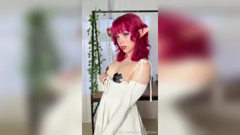 Ikunziteuwu Nipple Pasties Elf Girl Tease Fansly Video Leaked