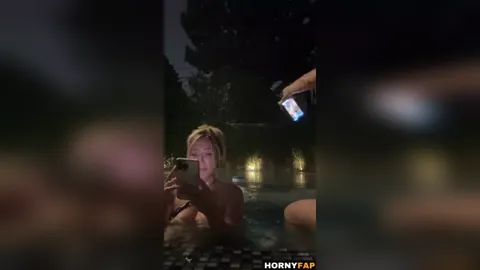 Stefanie Knight Lesbian In Pool
